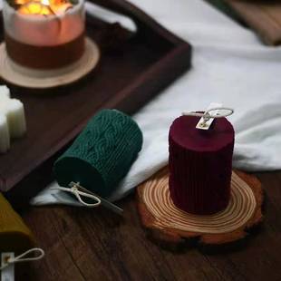 Glow Candle  New Year Gift Gift Gift Big Bean Wax Fragrance Gloves Bear Gingerbread Man Elk Wool