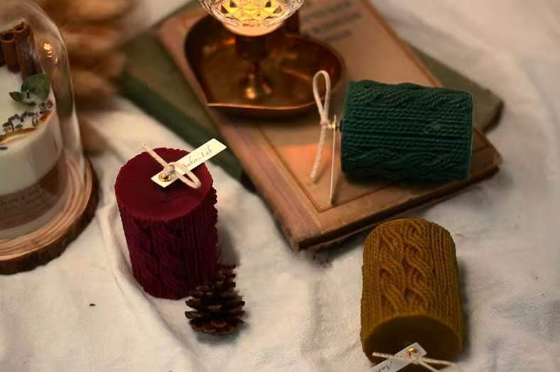 Glow Candle  New Year Gift Gift Gift Big Bean Wax Fragrance Gloves Bear Gingerbread Man Elk Wool
