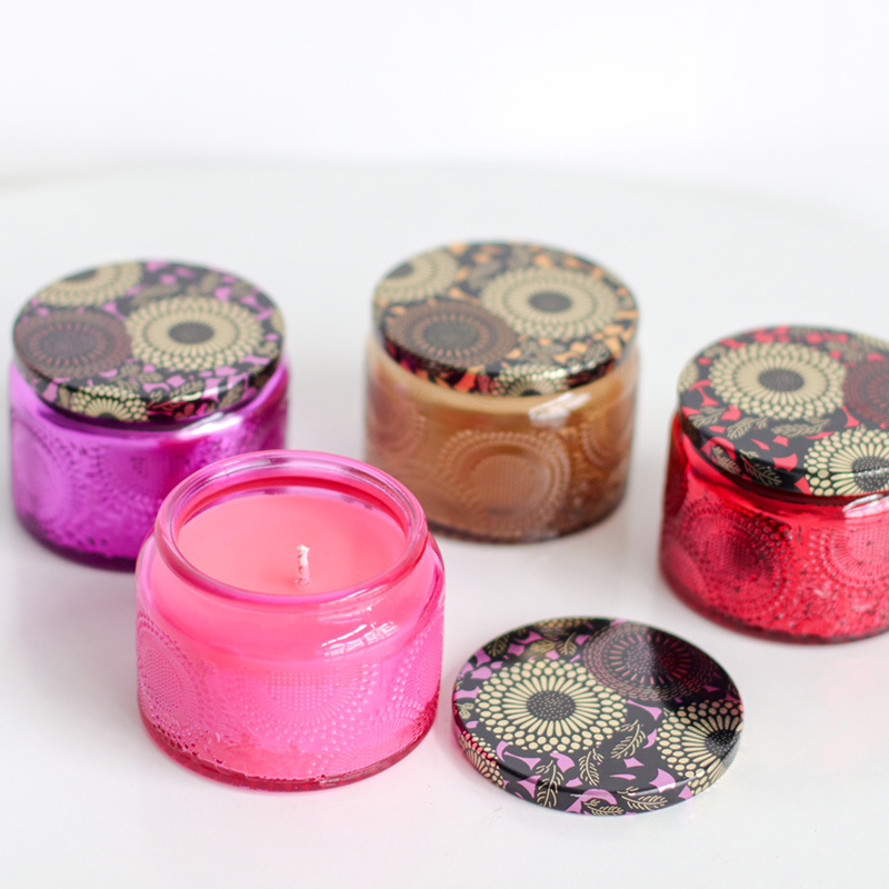 Cup Candlelight Starry Sky Fantasy Home Companion Hand Gift Aromatherapy Candle Cup Small Embossed Star Cup Glow Candle