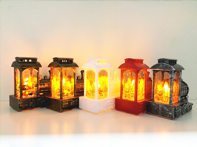 Factory Direct Sales Hot Small Wind Lamp Craft Desktop Decoration Candle Lamp Led Creative Glow Locomotive Night Light Factory Direct Sales Hot Small Wind Lamp Craft Desktop Decoration Candle Lamp Led Creative Glow Locomotive Night Light