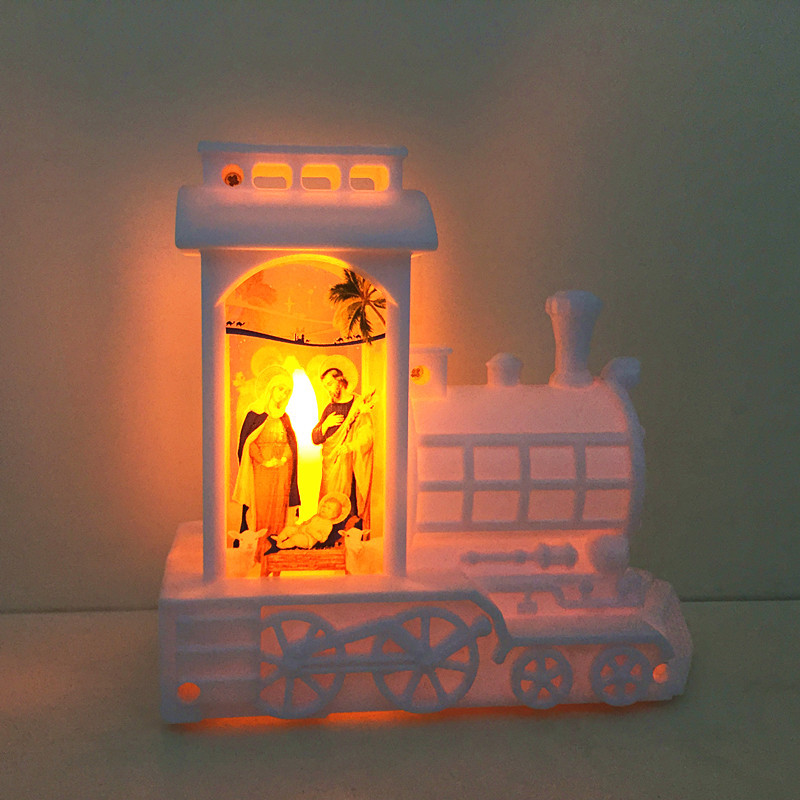 Factory Direct Sales Hot Small Wind Lamp Craft Desktop Decoration Candle Lamp Led Creative Glow Locomotive Night Light Factory Direct Sales Hot Small Wind Lamp Craft Desktop Decoration Candle Lamp Led Creative Glow Locomotive Night Light