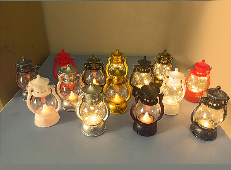 Glow Candle Small Oil Lamp Small Lantern Electric Candle Lamp Creative Ornament Furnishing Atmosphere Layout