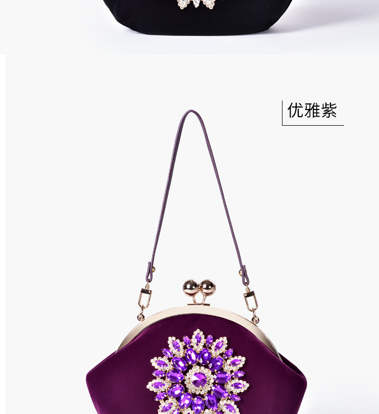 Women's Bag Red Bridal Bag Wedding Flower Dinner Bag Internet-Famous wedding Bag