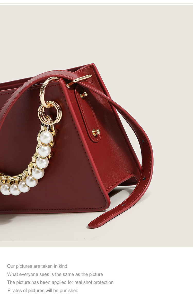 wedding Bag 2021 Autumn and Winter New Special-Interest Design Pearl Chain Bridal Bag Portable Underarm Single