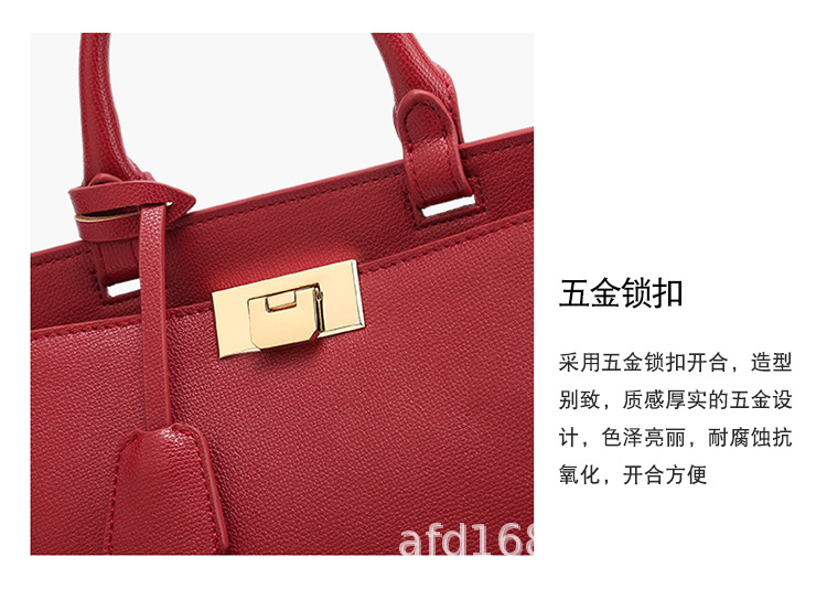 bag Wholesale Women's Bags 2021 New Fashion Kelly Bag Handbag Large Capacity Wedding Red wedding Bag