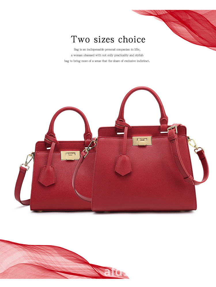bag Wholesale Women's Bags 2021 New Fashion Kelly Bag Handbag Large Capacity Wedding Red wedding Bag