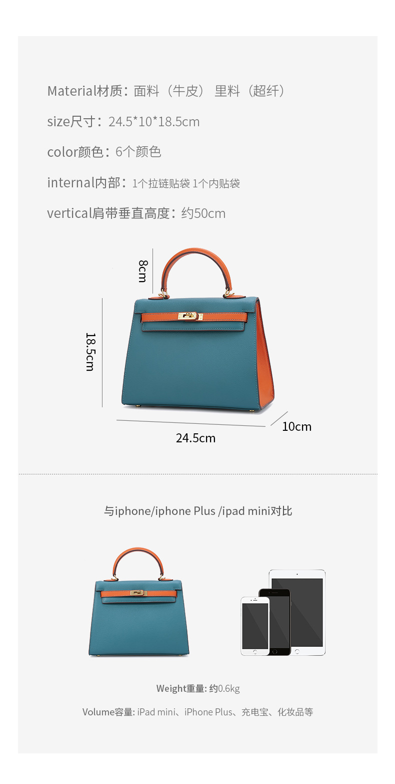 Women's Cow Leather Bag 2021 New Kelly Bag Red Bag Portable Wedding Bride Birkin Bag wedding Bag Women's Cow Leather Bag 2021 New Kelly Bag Red Bag Portable Wedding Bride Birkin Bag wedding Bag