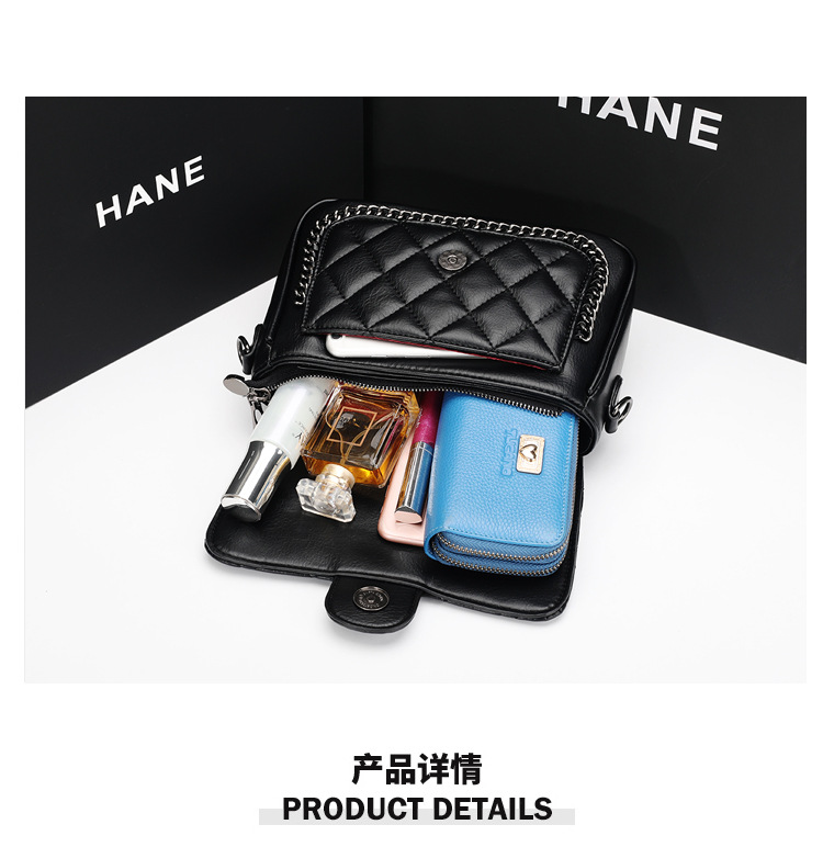 Women's Bag 2021 New Fashion Trending Small Bag Texture Crossbody Soft Leather Small wedding Bag