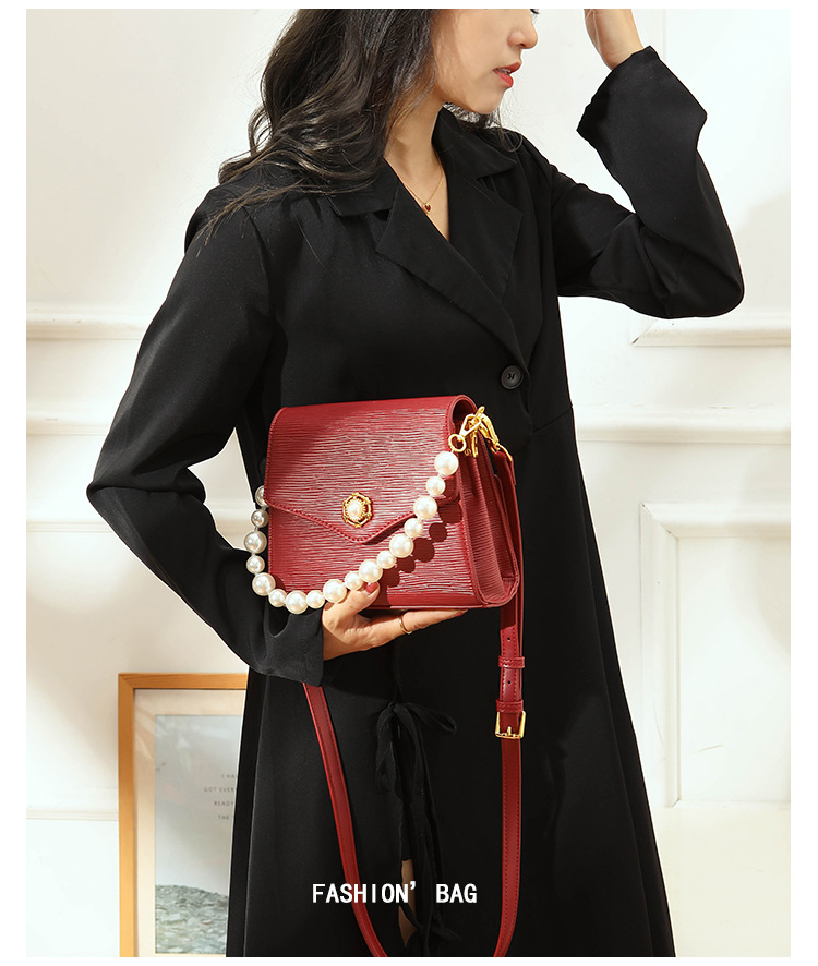 Red Bridal Wedding Bag 2021 New Large Capacity High Sense Wedding Bag Handbag Women's Niche Wedding Women's Bag