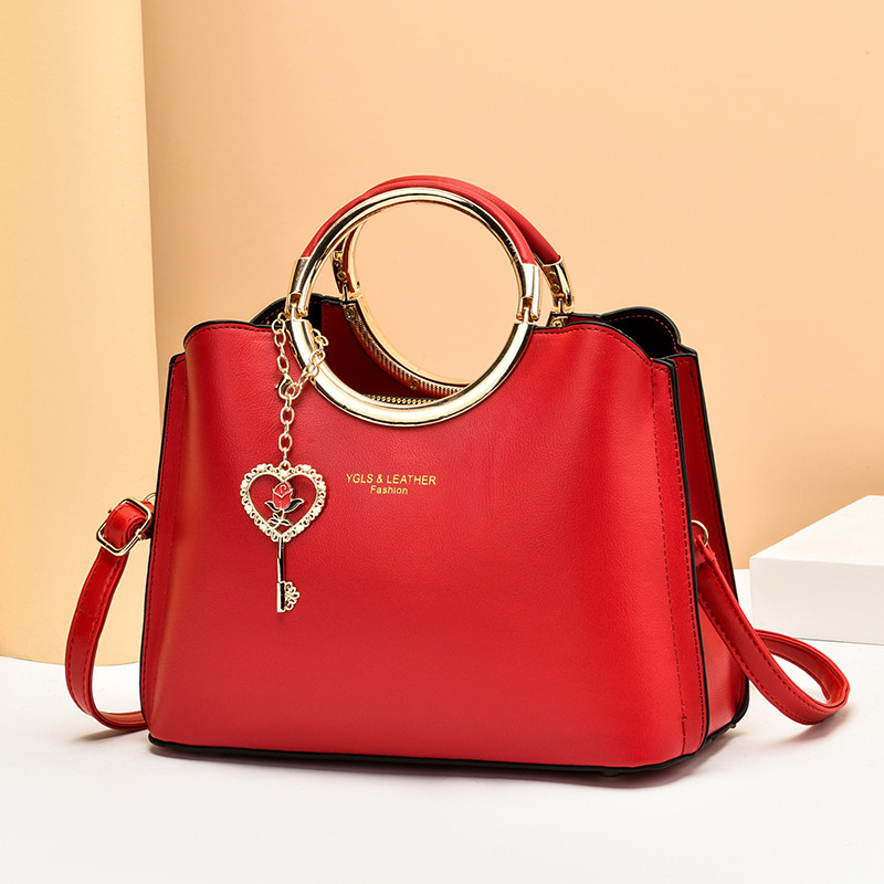 Red Wedding Bag 2021 New Women&#039;s Bag Wedding Bag Bridal Bag Large Capacity Crossbody Shoulder Handbag Fashion 13962