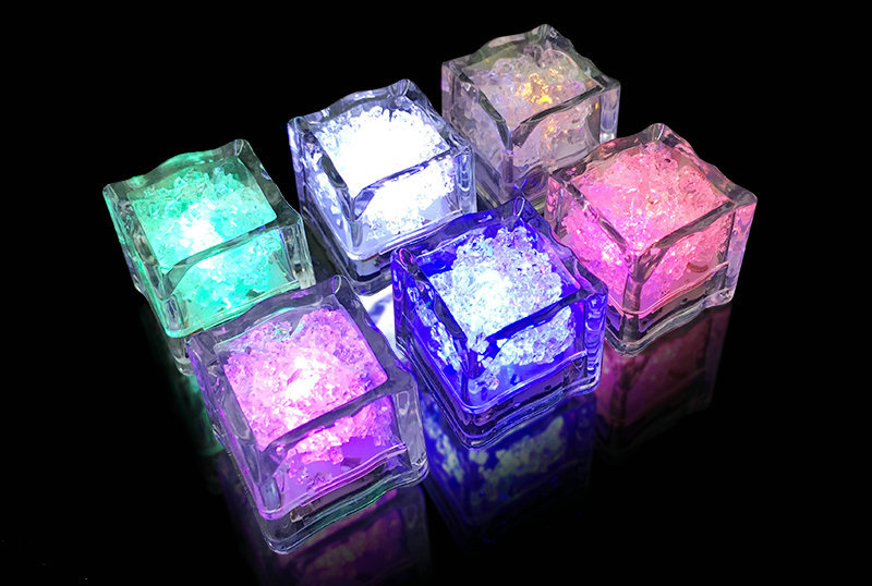 Bar KTV Luminous Ice Light-Emitting Toys into the Water Is Bright Led Colorful Ice Cube Water Sensing Luminous Ice Manufacturer Bar KTV Luminous Ice Light-Emitting Toys into the Water Is Bright Led Colorful Ice Cube Water Sensing Luminous Ice Manufacturer