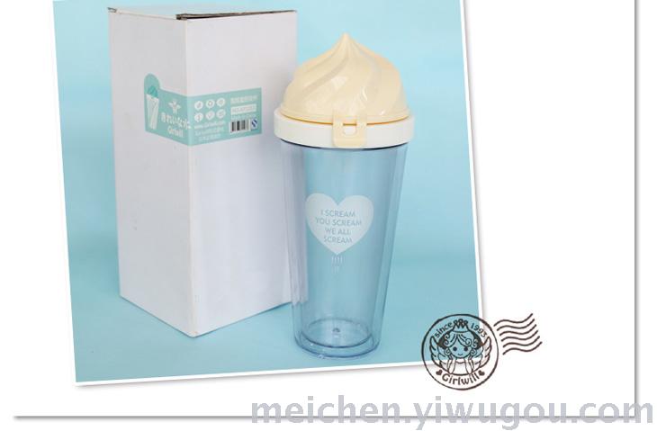 A cup of ice cream ice cream creative high quality plastic cup colorful Ice Cream Lemon cup students A cup of ice cream ice cream creative high quality plastic cup colorful Ice Cream Lemon cup students