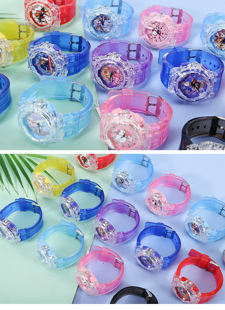 Factory in Stock Ice Princess Colorful Light Watch Fashion Creative Children's Watch Ultraman Luminous Watch Factory in Stock Ice Princess Colorful Light Watch Fashion Creative Children's Watch Ultraman Luminous Watch