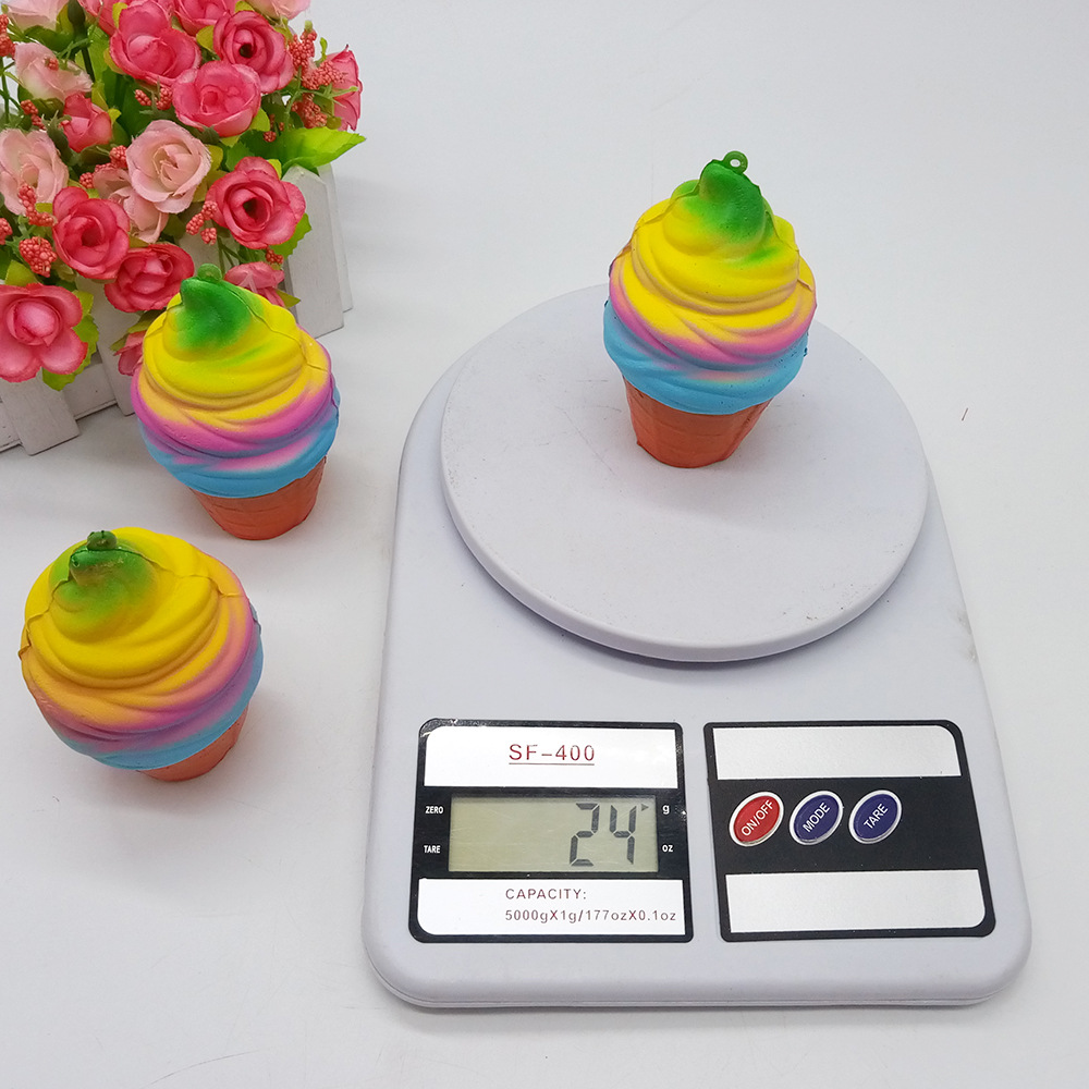 Squishy Slow Rebound Small Ice Cream Colorful Ice Cream Pu Simulation Small Torch Colorful Ball Cone Squishy Slow Rebound Small Ice Cream Colorful Ice Cream Pu Simulation Small Torch Colorful Ball Cone