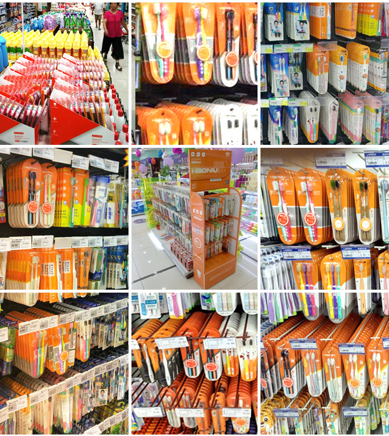 Colorful Candy Color Toothbrush Ice Cream Color TikTok Daily Necessities Adult Toothbrush Wholesale Factory One Piece Dropshipping