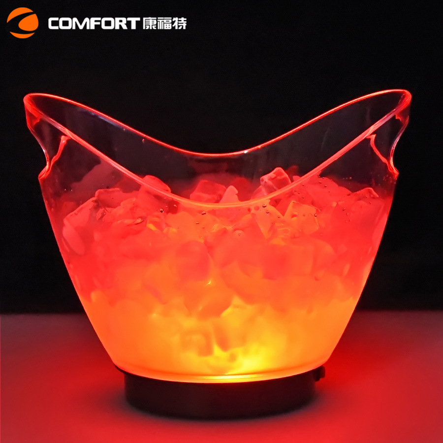 New Ice Bucket Luminous Ice Bucket Single Small Ice Bucket Champagne Bucket Colorful Light Variety Wine Bucket