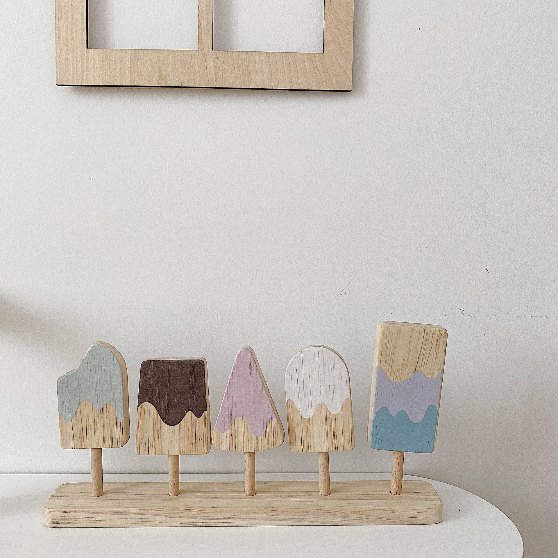 Simulation Wooden Popsicle Colorful Log Ice Cream Set Kindergarten Children Play House Food Ice Cream Ice Cream Simulation Wooden Popsicle Colorful Log Ice Cream Set Kindergarten Children Play House Food Ice Cream Ice Cream