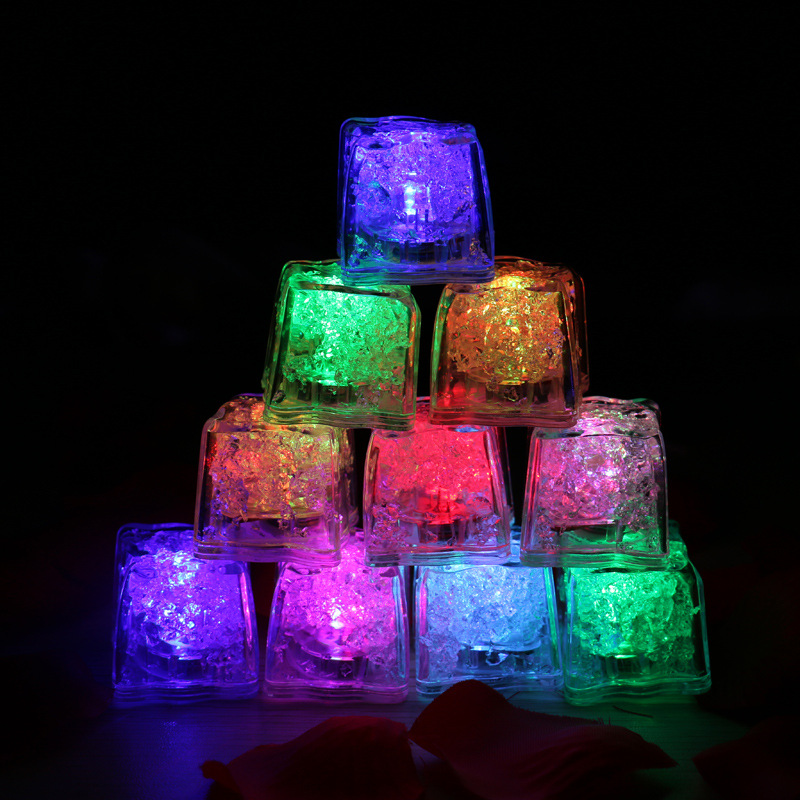 Luminous Ice/Colorful Touch Small Induction Night Lamp/LED Ice Cubes Water Glowing Night Lights Flash Luminous Ice/Colorful Touch Small Induction Night Lamp/LED Ice Cubes Water Glowing Night Lights Flash