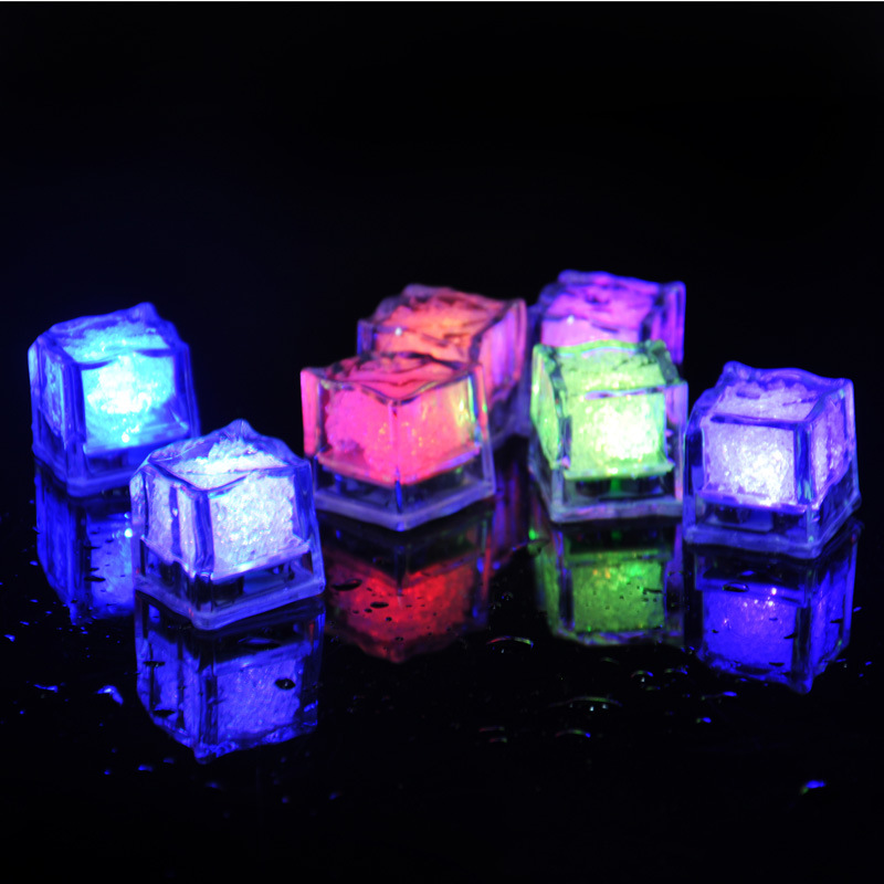 Luminous Ice/Colorful Touch Small Induction Night Lamp/LED Ice Cubes Water Glowing Night Lights Flash Luminous Ice/Colorful Touch Small Induction Night Lamp/LED Ice Cubes Water Glowing Night Lights Flash