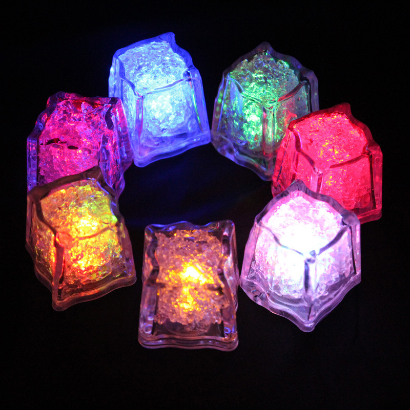 Luminous Ice/Colorful Touch Small Induction Night Lamp/LED Ice Cubes Water Glowing Night Lights Flash Luminous Ice/Colorful Touch Small Induction Night Lamp/LED Ice Cubes Water Glowing Night Lights Flash