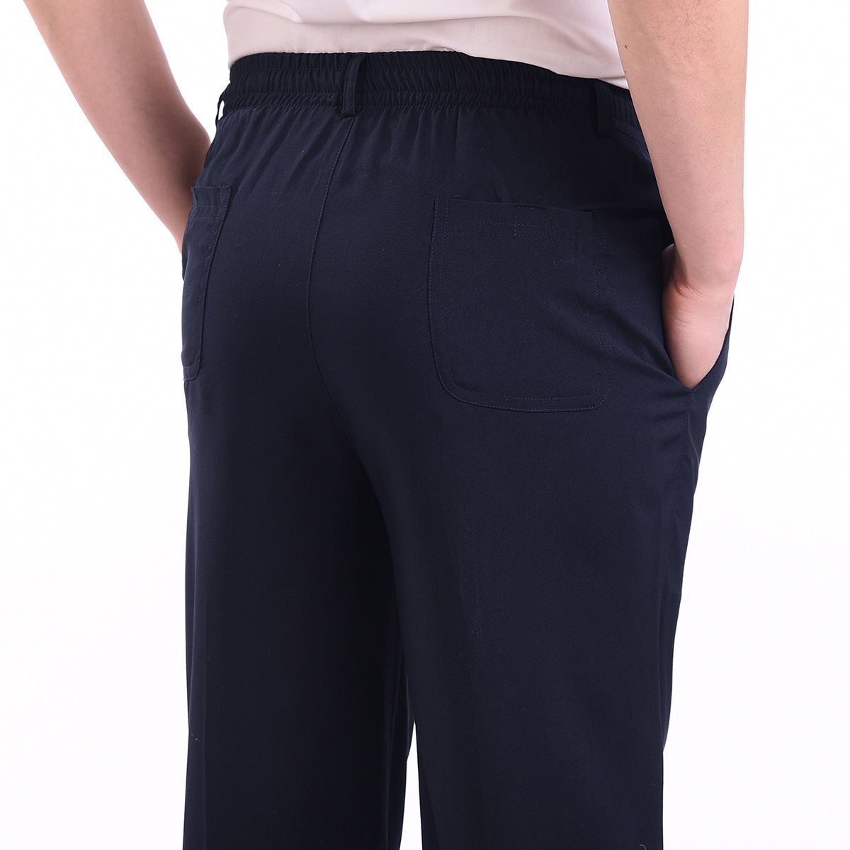 Factory Wholesale Hand Grip Colorful Pants Middle-Aged and Elderly Leisure Ice Silk Leggings Men's Width Loose Summer Thin Elastic Waist for the Elderly Grandpa Factory Wholesale Hand Grip Colorful Pants Middle-Aged and Elderly Leisure Ice Silk Leggings Men's Width Loose Summer Thin Elastic Waist for the Elderly Grandpa