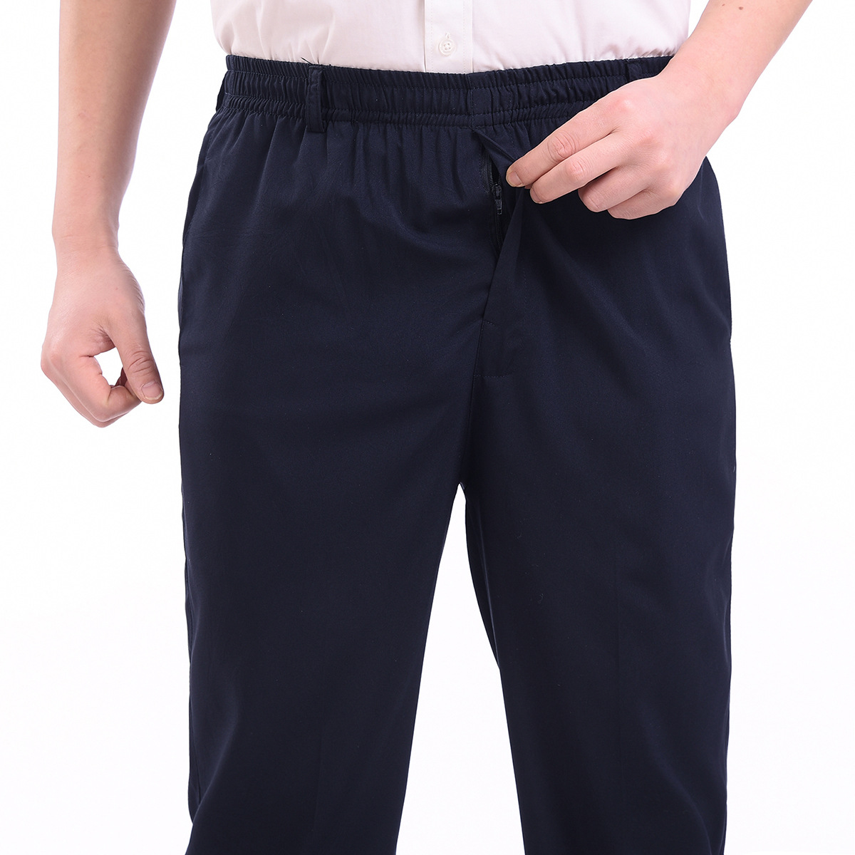 Factory Wholesale Hand Grip Colorful Pants Middle-Aged and Elderly Leisure Ice Silk Leggings Men's Width Loose Summer Thin Elastic Waist for the Elderly Grandpa Factory Wholesale Hand Grip Colorful Pants Middle-Aged and Elderly Leisure Ice Silk Leggings Men's Width Loose Summer Thin Elastic Waist for the Elderly Grandpa