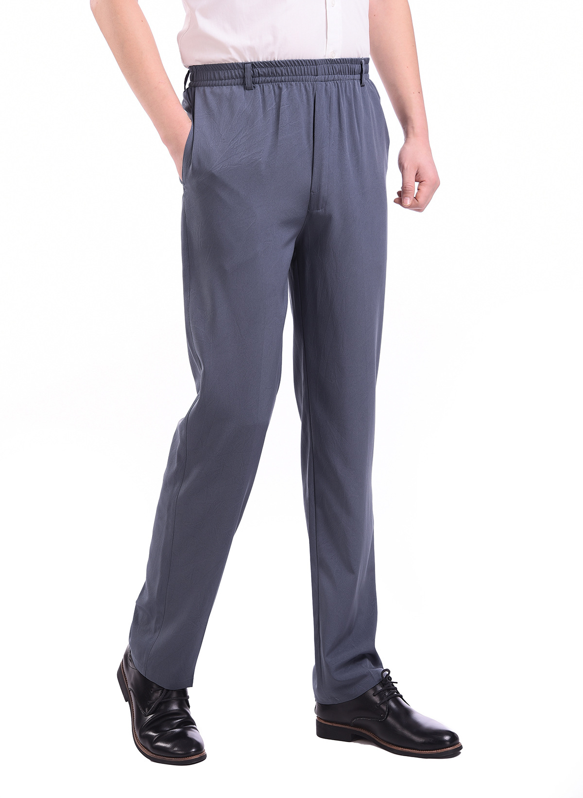 Factory Wholesale Hand Grip Colorful Pants Middle-Aged and Elderly Leisure Ice Silk Leggings Men's Width Loose Summer Thin Elastic Waist for the Elderly Grandpa Factory Wholesale Hand Grip Colorful Pants Middle-Aged and Elderly Leisure Ice Silk Leggings Men's Width Loose Summer Thin Elastic Waist for the Elderly Grandpa