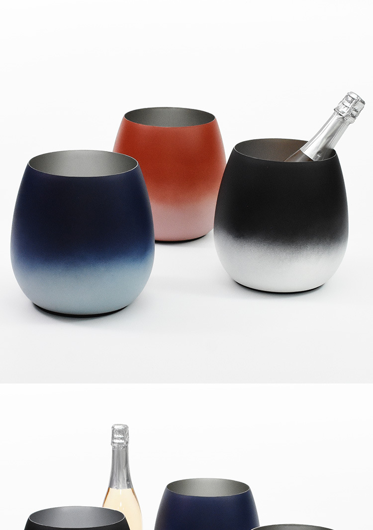 New Water Drop-Shaped Stainless Steel Ice Bucket 5.0L Colorful Egg-Shaped Champagne Bucket Bar Daily Iced Beer Barrel New Water Drop-Shaped Stainless Steel Ice Bucket 5.0L Colorful Egg-Shaped Champagne Bucket Bar Daily Iced Beer Barrel