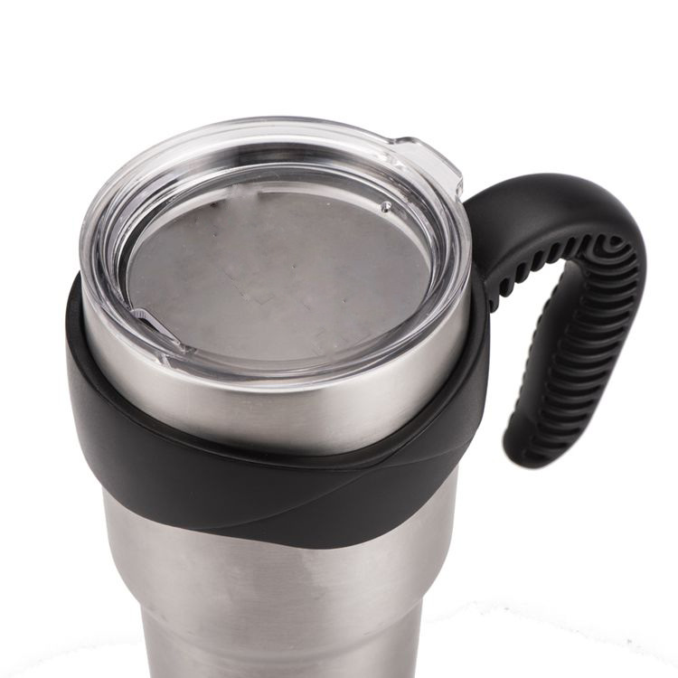 Wide Mouth Cup Saucer 20Oz30Oz Large Ice Cup Cup Set Car Cup Holder New Style Colorful Handle