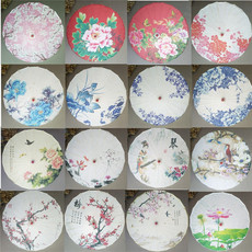 Tianyun Craft Umbrella Wholesale Photography Wedding Props Ceiling Decoration Dancing Handmade Umbrella Classical Silk Cloth Dance Umbrella