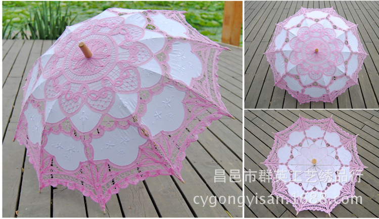 Wedding Umbrella Craft Lace Umbrella Lace Umbrella Cotton Embroidery Sunshade Umbrella Enough Flower Umbrella Multicolor Wedding Umbrella Craft Lace Umbrella Lace Umbrella Cotton Embroidery Sunshade Umbrella Enough Flower Umbrella Multicolor