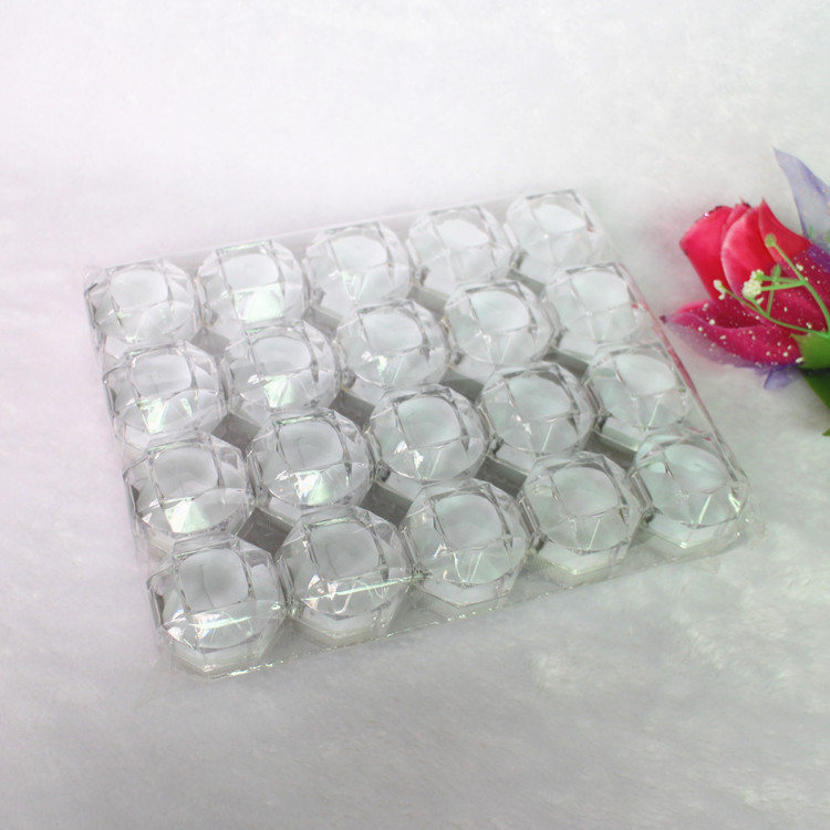 Qiyun transparent crystal box acrylic small octagonal ring box jewelry box manufacturers wholesale