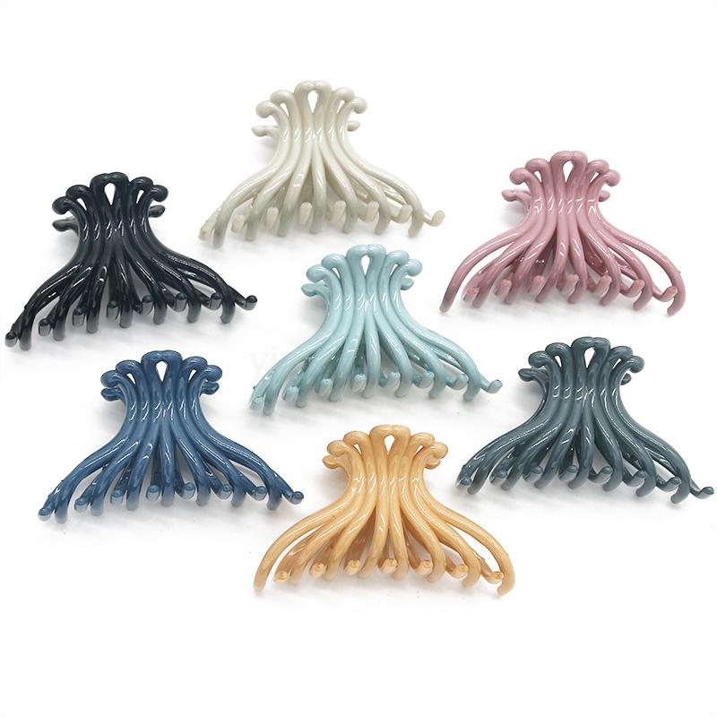 Large Japanese and Korean Plastic clip Classic hair clip bottom clip Women&#039;s Dish hair manufacturers direct shower clip Accessories wholesale