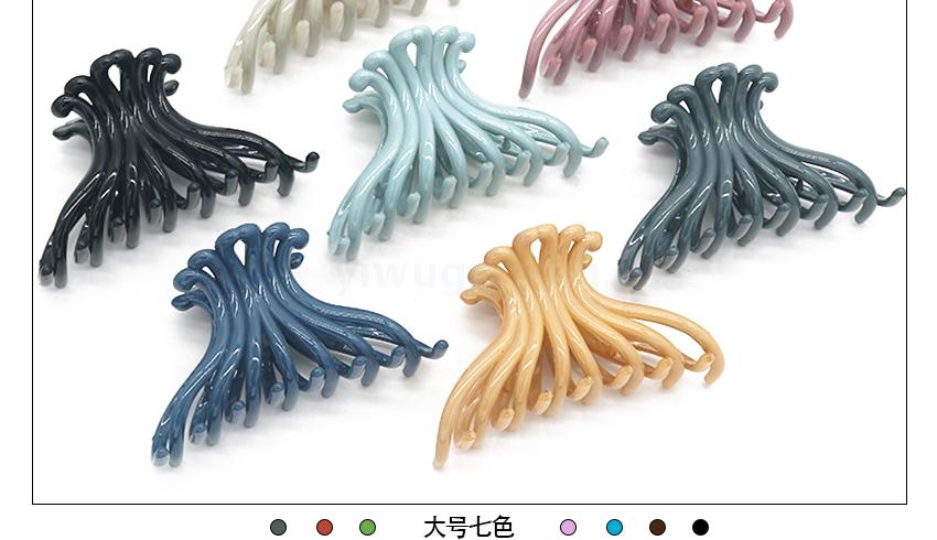 Large Japanese and Korean Plastic clip Classic hair clip bottom clip Women's Dish hair manufacturers direct shower clip Accessories wholesale Large Japanese and Korean Plastic clip Classic hair clip bottom clip Women's Dish hair manufacturers direct shower clip Accessories wholesale