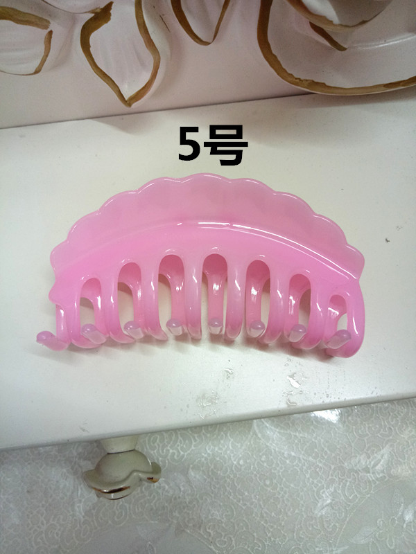 Bath Big Hair Claws Drop-Resistant Plastic Updo Practical Barrettes Simple Ponytail Clip Headdress Face Washing Plastic Clip