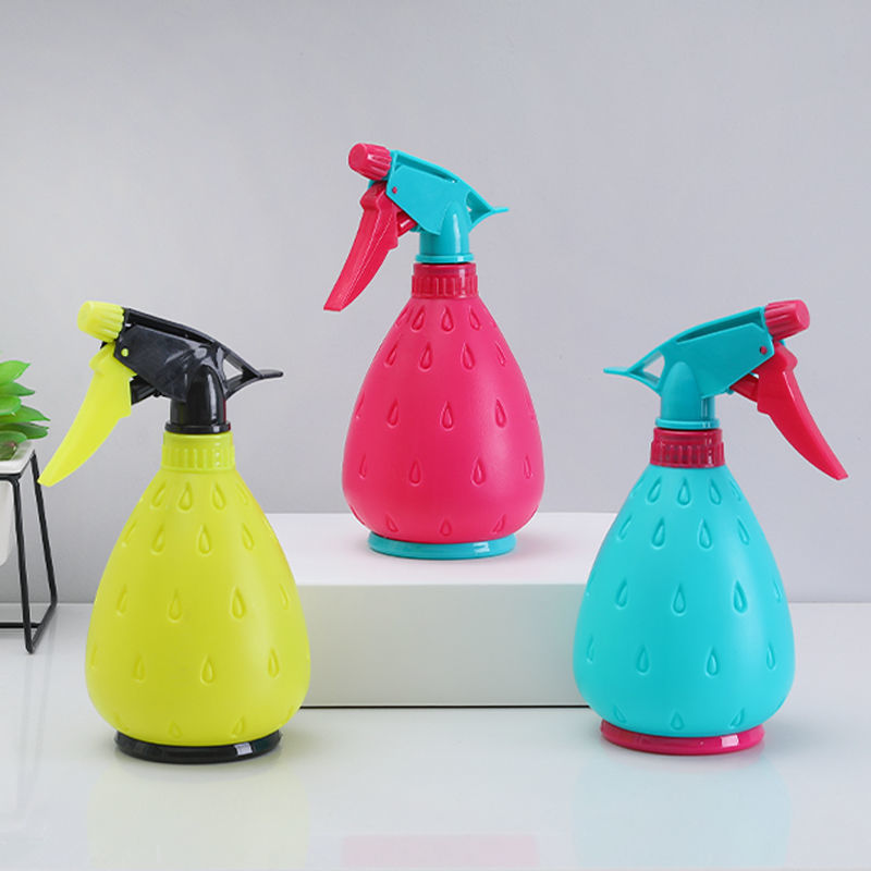 Strawberry Watering Flower Small Spray Bottle Sprayer Bonsai Succulent Watering Can Plastic Candy Color Shower Flower Spray Bottle