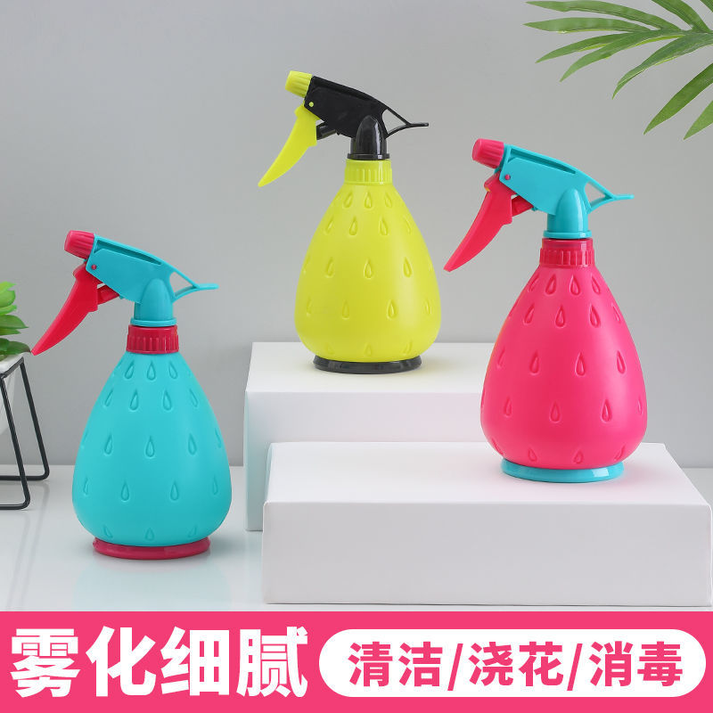 Strawberry Watering Flower Small Spray Bottle Sprayer Bonsai Succulent Watering Can Plastic Candy Color Shower Flower Spray Bottle
