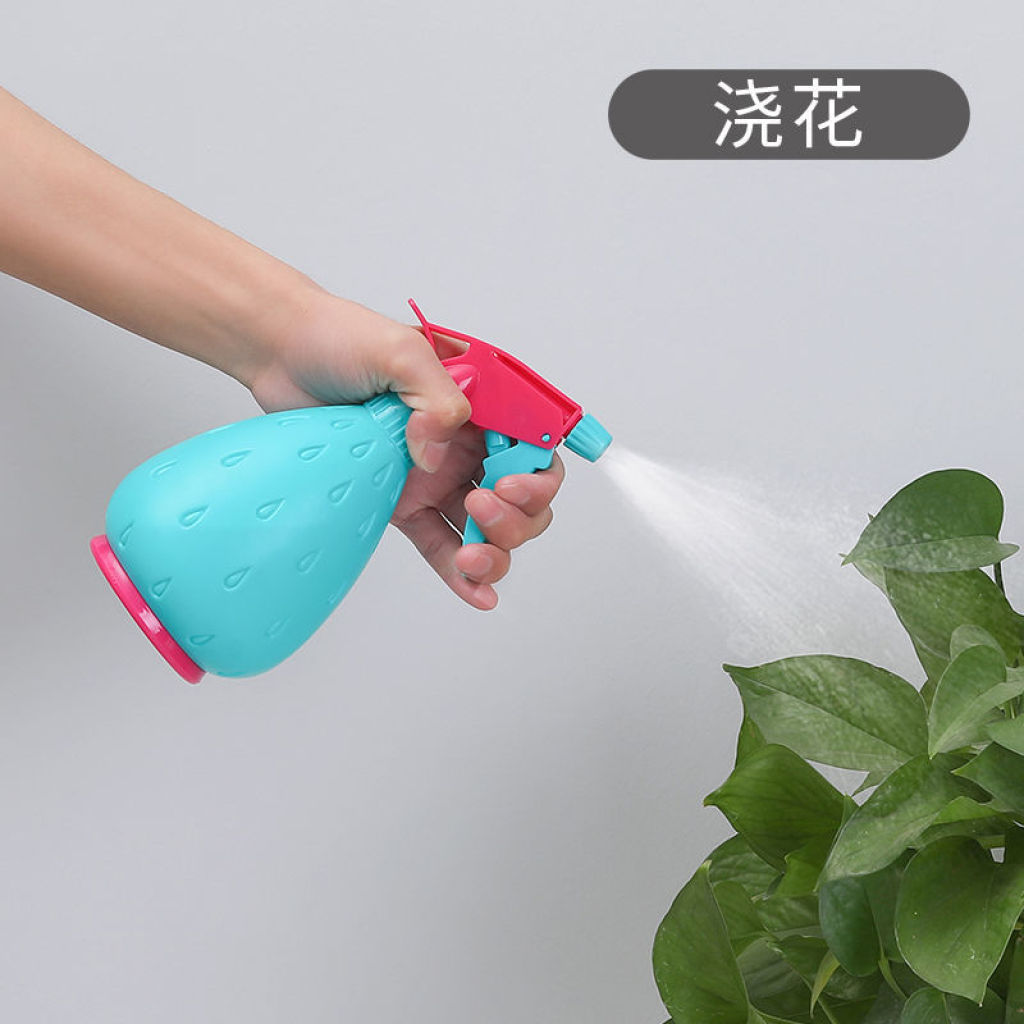 Strawberry Watering Flower Small Spray Bottle Sprayer Bonsai Succulent Watering Can Plastic Candy Color Shower Flower Spray Bottle