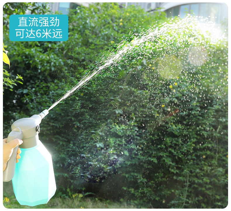 2L Electric Sprinkling Can USB Sprinkling Can Household Watering Pot Watering Pot Gardening Plastic sprayer