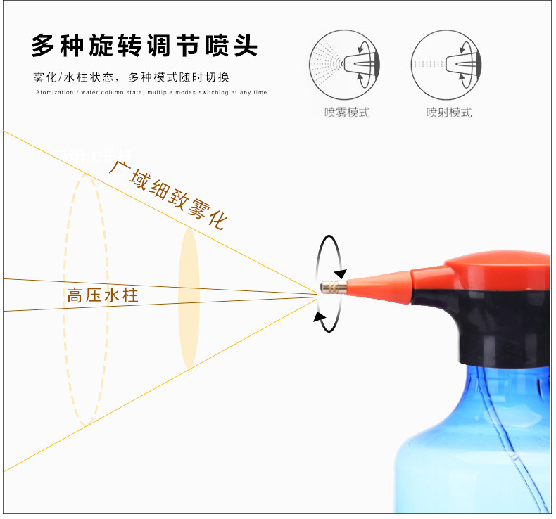 Nanye Multi-Function Electric Sprayer Gardening Watering Sprinkling Can Household Small Plastic sprayer