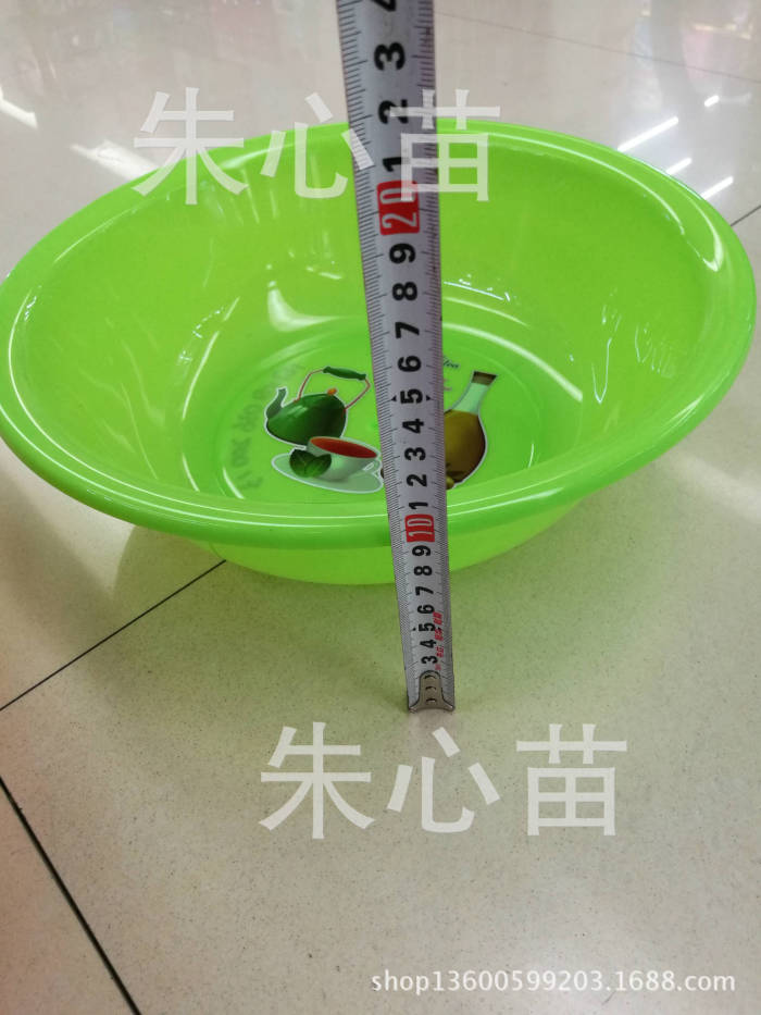 Wholesale household basin printing solid color round basin wash face plastic basin students must wash basin daily Wholesale household basin printing solid color round basin wash face plastic basin students must wash basin daily