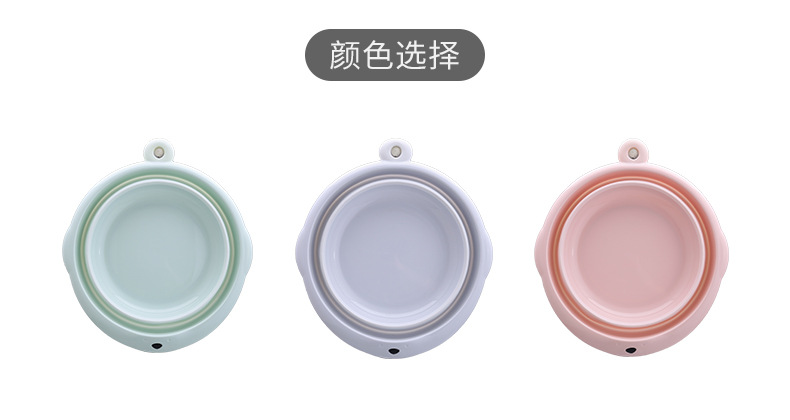 Wholesale Children's Folding Basin Plastic Basin Hanging Baby Washbasin Daily Necessities