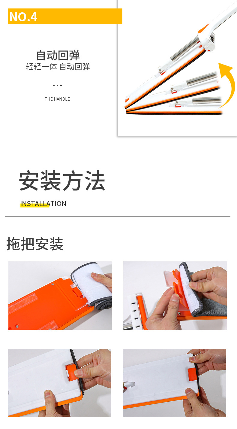 2021 New Flat Mop Hand Wash-Free Self-Screw Water Mop Lazy Household Mop Squeeze Water Wash-Free Roller Mop 2021 New Flat Mop Hand Wash-Free Self-Screw Water Mop Lazy Household Mop Squeeze Water Wash-Free Roller Mop