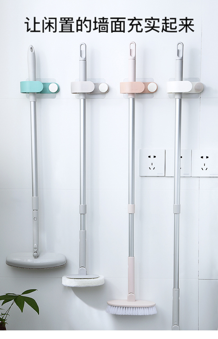 No hole MOP Rack super glue Wall Hook Seamless creative Bathroom Mop hook Wall Clip No hole MOP Rack super glue Wall Hook Seamless creative Bathroom Mop hook Wall Clip