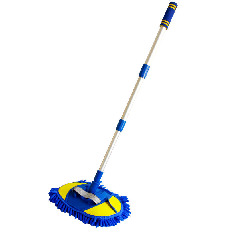 Multifunctional Chenille Car Dust Remover High-End Rotating Car Wash Mop Milk Silk Car Wash Brush Factory Direct Sales