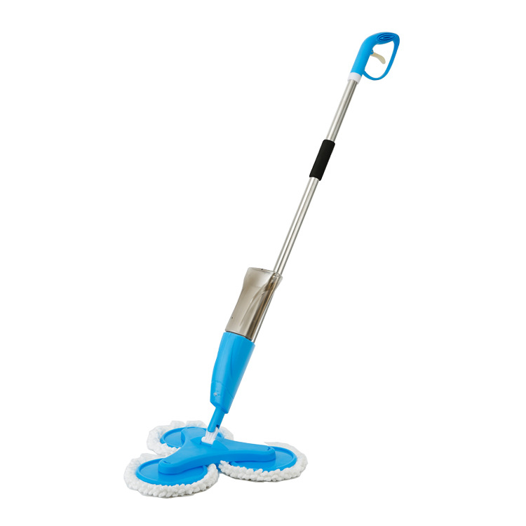 Sell hot style spray mop telescopic rod three rounds head 750ml mop manufacturers direct