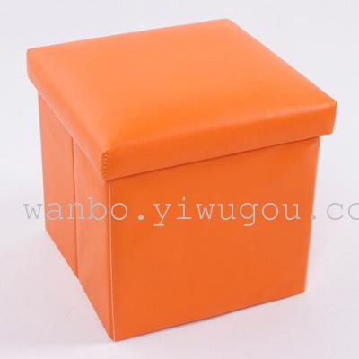 Huambo Home Furnishing multifunctional folding stool simple storage stool storage box leather shoes stool Huambo Home Furnishing multifunctional folding stool simple storage stool storage box leather shoes stool