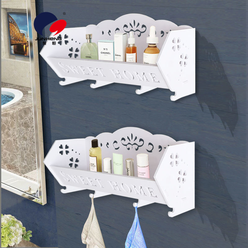 Punch-Free Wall Storage Rack Cosmetic Mirror Bathroom Bathroom Toilet Storage Rack Cosmetic Box Wall-Mounted Washable Punch-Free Wall Storage Rack Cosmetic Mirror Bathroom Bathroom Toilet Storage Rack Cosmetic Box Wall-Mounted Washable