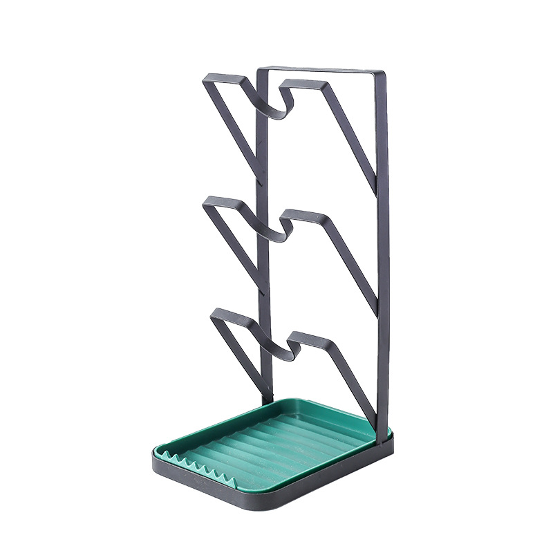 Creative Iron Kitchen Lid Rack Table Multi-Layer Storage Rack Household Daily Storage Organizer Factory Wholesale