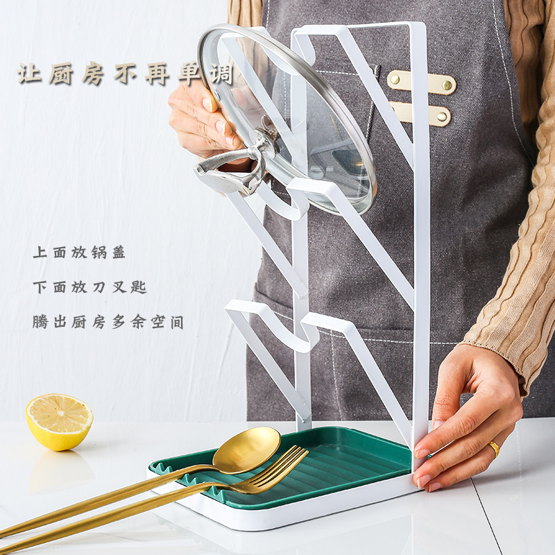 Creative Iron Kitchen Lid Rack Table Multi-Layer Storage Rack Household Daily Storage Organizer Factory Wholesale